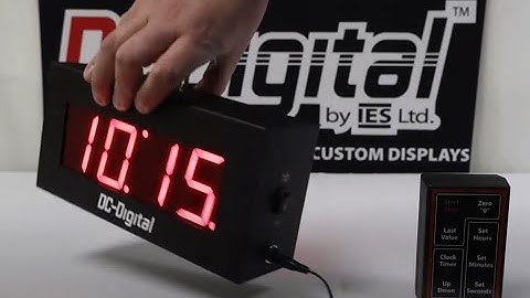 Public Speaker, Court, Council Meeting, Podium, 2-Sided Multi-Function Wireless Timer - DC-25UTW-DS