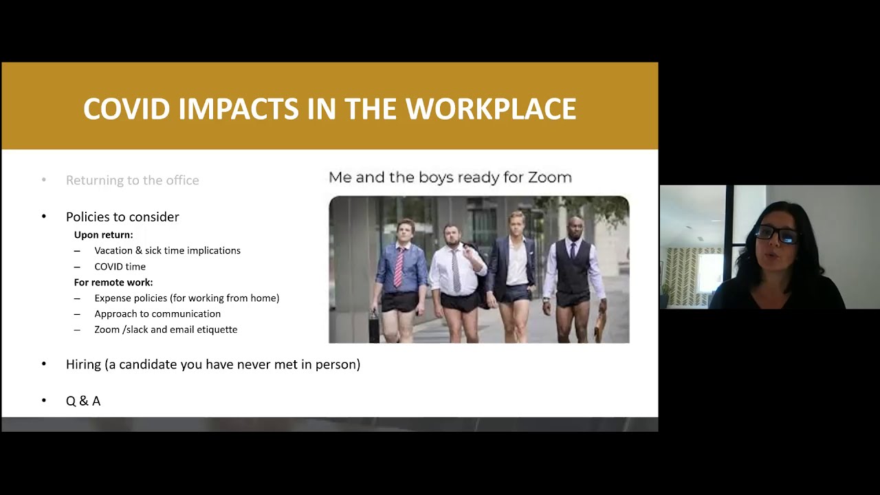 Adapting HR Practices During COVID-19 | Webinar by SilverLine Consulting & North Coast Ventures