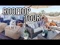 OUR ROOFTOP PATIO TOUR