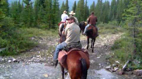 Banff horse-pack trip August 2012