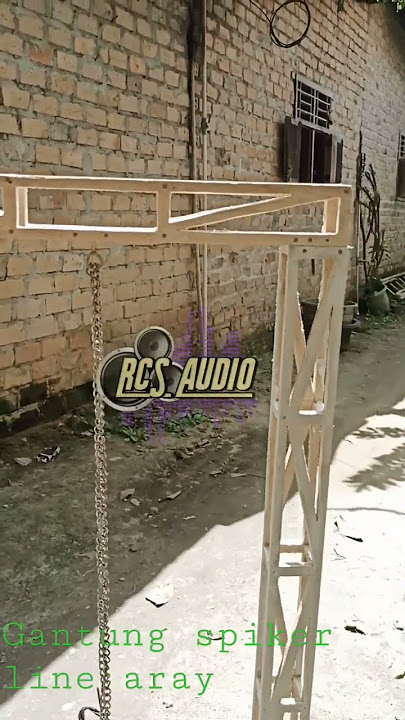 pembuatan riging gantung untuk miniatur #miniatur #shound #audio #tes #line_array #viral
