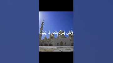 وَلَوْ بَسَطَ اللَّهُ الرِّزْقَ لِعِبَادِهِ لَبَغَوْا فِي الْأَرْضِ || القارئ مختار الحاج