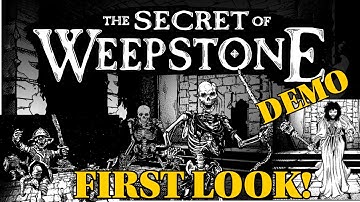 The Secret of Weepstone (Demo) Eerste blik! Een oldschool RPG die ik niet kon laten liggen!