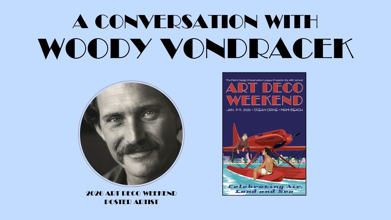 A Conversation with Woody Vondracek | 2026 Art Deco Weekend