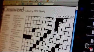 Will Shortz on How a Crossword Is Made - From New York Times Puzzle Master