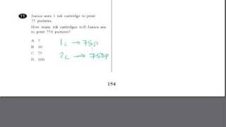 2010 MCAS Math Grade 4 Problem 11