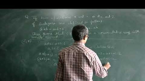 Commutative Ring with Unity Numerical