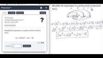 Multiplying Polynomials VIDEO