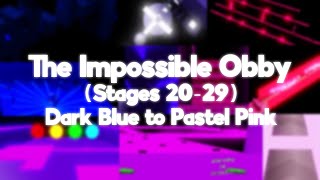 The Impossible Obby (Dark Blue - Pastel Pink Stages)