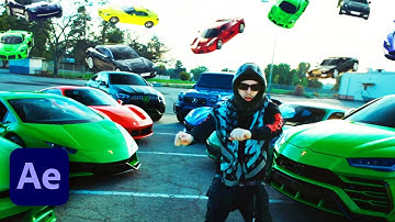 3D FLOATING CARS EFFECT TUTORIAL (YEAT POPPIN MUSIC VIDEO) AFTER EFFECTS