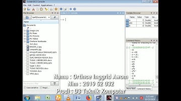 Tutorial penggunaan Scilab.