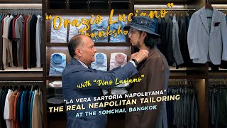 [ENG] Exclusive Talk with "Pino Luciano" at Orazio Luciano MTM Trunkshow l SIGNORE CLOSET screenshot 5