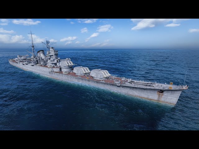 Shimanto - Japanese Tier VIII Large Light Cruiser 1944 Video - YouTube