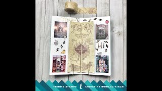 Traveler's Notebook Layout with Wizard Friends