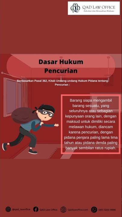 Dasar Hukum Pencurian