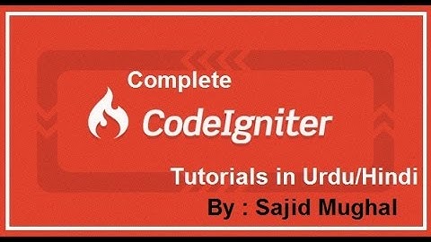 04 Test Function from Controller Codeigniter (Urdu/Hindi)