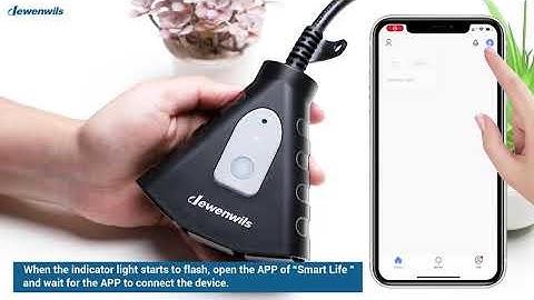 DEWENWILS Outdoor Smart Plug Outlet, WiFi Timer with 3 Sockets for Smart Home Devices