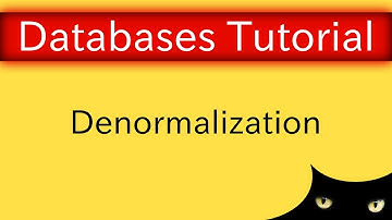 Database Normalization - Denormalization | Database Tutorial 6o