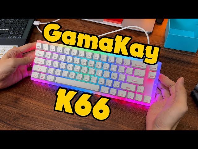 GamaKay K66: Bàn phím cơ "GIÁ RẺ" dành cho người chơi hệ LED
