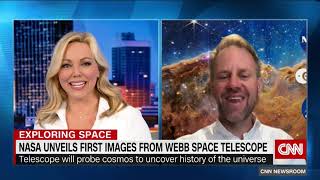 European Space Agency's Markus Kissler-Patig discussing James Webb telescope space images on CNN