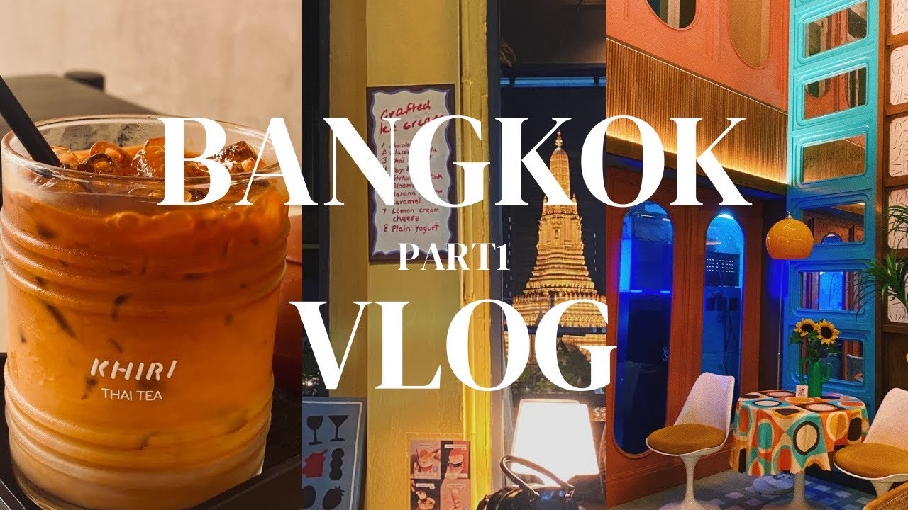 TRIPVLOG | タイ🇹🇭バンコク|3泊4日の一人旅vlog | タイマッサージしてタイティー飲んでマンゴー食べるバンコクの教科書を辿る旅