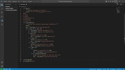 Calculadora.Python ( Visual Studio Code)