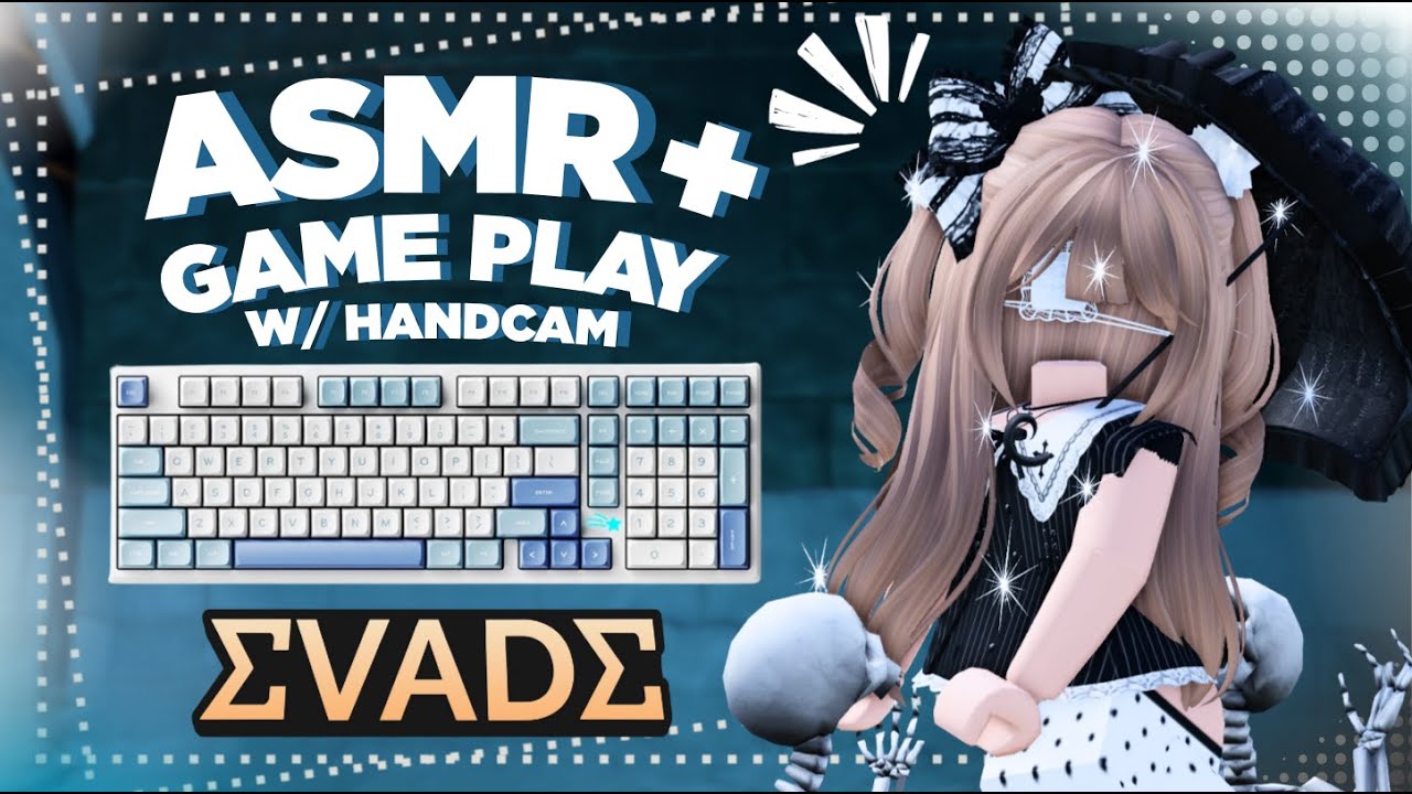 Roblox Evade | keyboard ASMR w/ handcam - No talk & No music #7