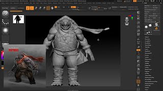 Raphael TMNT Redesign - Part 1: Block In - ZBrush MarvelousDesigner Maya