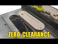 How to Make a Zero Clearance Table Saw Insert / Throat Plate