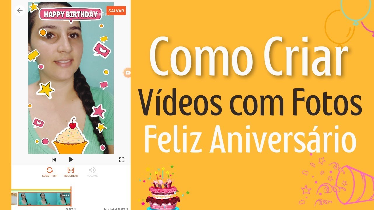 Vídeo de aniversário com músic – Apps no Google Play