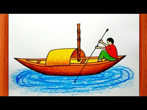 Two drawings of people, one drawing of a boat. - PICRYL - Public Domain  Media Search Engine Public Domain Search