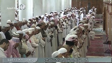 تلاوة جميلة لصلاة الفجر اليوم الأربعاء1438/7/1 -المسجد النبوي- الشيخ عبدالله البعيجان- أواخر الأحزاب