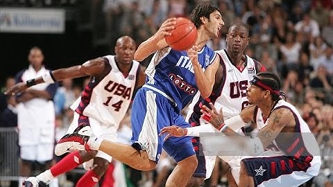 USA vs Italy 2004 Athens Olympics Exhibition Friendly Match FULL GAME Italian