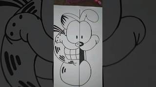 Drawing half of Garfield and the dog Odie 🐱✨🐶 #arte #desenhando #design #garfield #painting #art Drawing half of Garfield and the dog Odie 🐱✨🐶 #arte #desenhando #design #garfield #painting #art