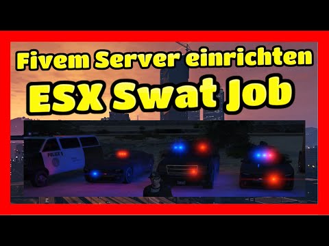 Fivem Server einrichten # 179 // ESX Swat job // einfügen & Installieren Tutorial