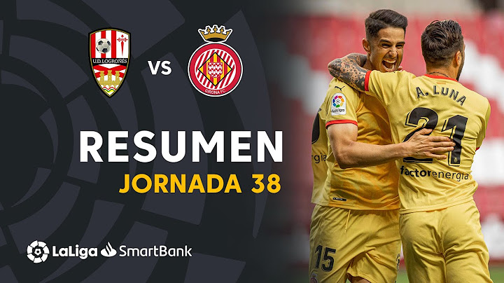 Resumen de UD Logroñés vs Girona FC (1-4)