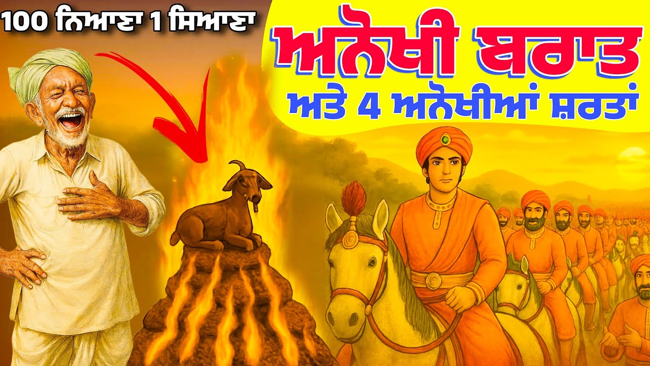 ਅਨੋਖੀ ਬਰਾਤ ਅਤੇ 4 ਅਨੋਖੀਆਂ ਸ਼ਰਤਾਂ।Punjabi story । Desi Story #motivation #punjabi