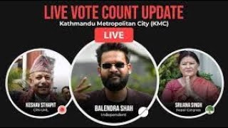 Kathmandu Metropolitan Mayor Vote Count Live by Technical URB: # Balen Shah Leading
