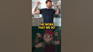 Have you ever heard the phrase "animators are actors?" ⁠🎭⁠ #nimona #animation #animationreferences