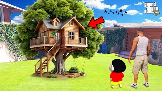 Franklin &amp; Shinchan Build Tree House in Gta 5