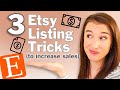 How to create Etsy listings that CONVERT 💰 (3 tips to INCREASE ETSY SALES)