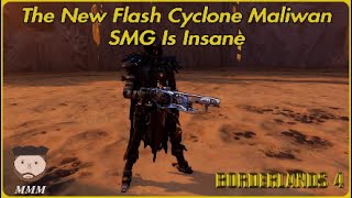 The New Flash Cyclone Maliwan Smg Is Insane - Flash Cyclone Showcase - Borderlands 4