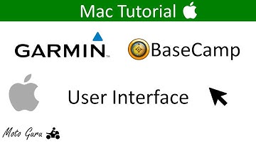 Garmin Basecamp User Interface for Mac