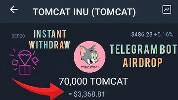 Tom cat telegram bot airdrop / instant receive / FREE airdrop + TrustWallet receive proof