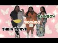 Boohoo | Shein Curve | Rainbow Look book