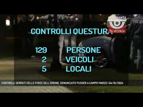 CONTROLLI SERRATI DELLE FORZE DELL'ORDINE, DENUNCIATO PUSHER A CAMPO MARZO | 04/10/2024