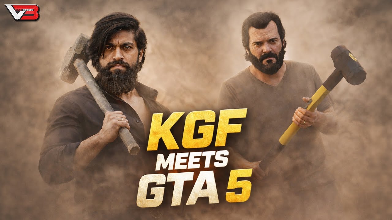 KGF Hammer Scene Recreated in GTA 5 | Rocky Bhai Entry 🔨🔥 - YouTube