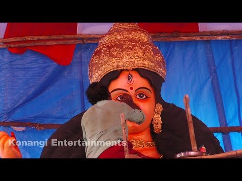 Durga Murti Making | 25 Feet Durga Mata Making | Murti Making at Ganga Putra Sangam | Hyderabad