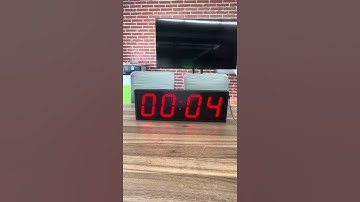 New Extra Large 4 Digit 6 Inch LED Digital Clock Timer