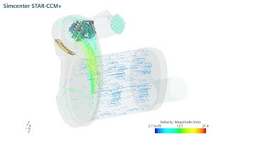 Star CCM+ Flow Velocity Streamlines